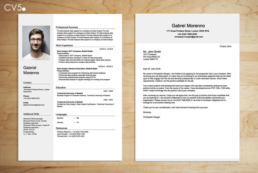 cover letter and resume